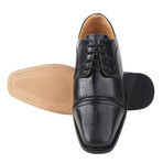 Bruce // Leather Brogue Oxfords Lace-Up Shoes // Black (US: 7)