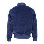 Don Reversible Jacket // Navy Blue + Purple Paisley (EU S/US XS)