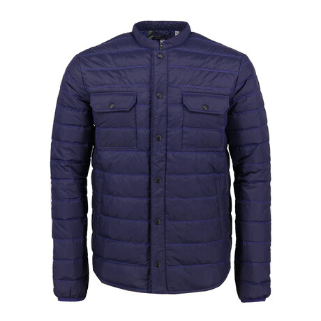 Mao Packable Waxdown Jacket // Navy Blue (XS)