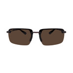 Maui Jim // Men's // HS626-10A Laulima Pilot Sunglasses // Dark Havana + Brown Polarized