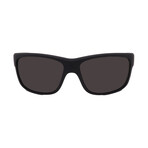 Maui Jim // Men's // 815-53B Southern Cross Square Sunglasses // Rubber Black + Grey Mirror Polarized