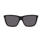 Maui Jim // Men's //864-02 Cruzem Square Sunglasses // Black + Grey Mirror Polarized