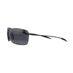 Maui Jim // Men's // 423-02 Lighthouse Pilot Sunglasses // Black + Grey Polarized