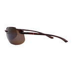 Maui Jim // Men's // H412-10 Banyans Pilot Sunglasses // Tortoise + Brown Polarized