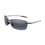 Maui Jim // Men's // 423-02 Lighthouse Pilot Sunglasses // Black + Grey Polarized