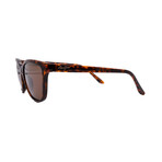 Maui Jim // Men's // H758-10 Honi Square Sunglasses // Dark Havana + Bronze Mirror Polarized