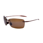 Maui Jim // Men's // H423-26 Lighthouse Pilot Sunglasses // Brown + Brown Polarized