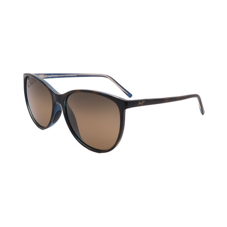 Maui Jim // Unisex // HS723-10P Ocean Square Sunglasses // Tortoise W/ Peacock + Brown