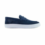 22's Penny Loafer Suede Sneaker // Navy (US: 9)