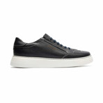 18's Laceless Low Top Garda Leather // Navy (US: 9)