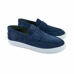 22's Penny Loafer Suede Sneaker // Navy (US: 9)