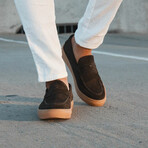 22's Penny Loafer Suede Sneaker // Brown (US: 10)