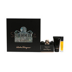 Women's Fragrance //  Salvatore Ferragamo // Ferragamo Misteriosa Set // 3.4 oz EDP Spray, 1.7 oz Body Lotion, 10 Ml EDP
