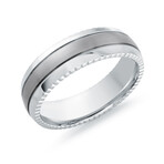 Stainless Steel // Polished Edge Center // 6.5 mm Ring (10)
