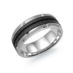 Stainless Steel // Black Edge // 6.55 mm Ring (13)
