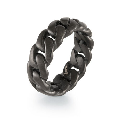 Gunmetal Stainless Steel // Curban // 8 mm Ring (12)