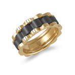 Black Stainless Steel // Brushed Center // RX Design // 8 mm Ring (13)