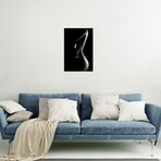 Nude Woman Red Wine 3 Print on Acrylic by Johan Swanepoel (16"H x 24"W x 0.25"D)