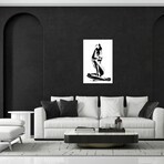 Modest Print on Acrylic by Péchane (16"H x 24"W x 0.25"D)