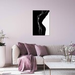 Nude Black Versus White II Print on Acrylic by Johan Swanepoel (16"H x 24"W x 0.25"D)