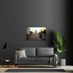 Lady With Her Dog Print on Acrylic by Gene Oryx (24"H x 16"W x 0.25"D)