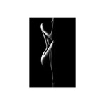 Silhouette Of Nude Woman Print on Acrylic by Johan Swanepoel (16"H x 24"W x 0.25"D)