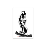 Modest Print on Acrylic by Péchane (16"H x 24"W x 0.25"D)