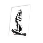 Modest Print on Acrylic by Péchane (16"H x 24"W x 0.25"D)