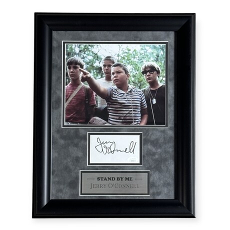 Jerry O'Connell // Stand By Me // Autographed Cut + Framed