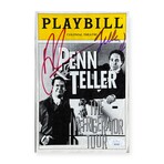 Penn & Teller // Autographed Playbill