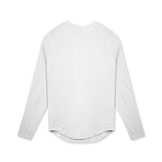Longsleeve Crewneck T-Shirt // White (S)