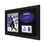 Lamar Jackson // Baltimore Ravens // Framed Signable and Image // NFL Officialy Licensed