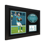 Tua Tagovailoa // Miami Dolphins // Framed Signable and Image // NFL Officialy Licensed