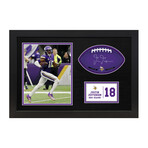 Justin Jefferson // Minnesota Vikings // Framed Signable and Image // NFL Officialy Licensed