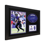 Lamar Jackson // Baltimore Ravens // Framed Signable and Image // NFL Officialy Licensed