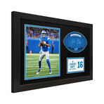 Jared Goff // Detroit Lions // Framed Signable and Image // NFL Officialy Licensed