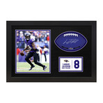 Lamar Jackson // Baltimore Ravens // Framed Signable and Image // NFL Officialy Licensed