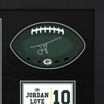 Jordan Love // Green Bay Packers // Framed Signable and Image // NFL Officialy Licensed