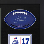 Josh Allen // Buffalo Bills // Framed Signable and Image // NFL Officialy Licensed