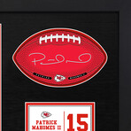 Patrick Mahomes II // Kansas City Chiefs // Framed Signable and Image // NFL Officialy Licensed