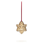 Baccarat Crystal + 20k Gold-Gilded Noel Snowflake Ornament // 2018 // Yellow Gold