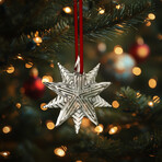 Baccarat Crystal Noel Snowflake Ornament // 2021 // Clear