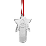 Baccarat Crystal Noel Candlestick Ornament // 2012 // Clear