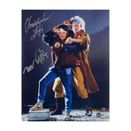 Michael J. Fox/Christopher Lloyd // Back to the Future // Autographed 11X14 Photo