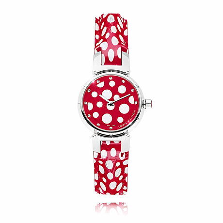 Louis Vuitton Ladies Tambour Yayoi Kusama Polka Dot Quartz // LV-LIMITED01S // Pre-Owned