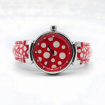 Louis Vuitton Ladies Tambour Yayoi Kusama Polka Dot Quartz // LV-LIMITED01S // Pre-Owned