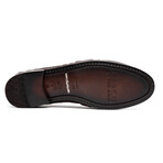 Bianchi // Caiman Fuscus Tassel Loafers // Brown (US: 9)