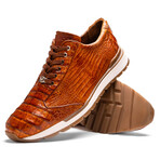 Alonzo // Caiman Fuscus Sneakers // Cognac (US: 8.5)