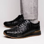 Alonzo // Caiman Fuscus Sneakers // Black (US: 9.5)