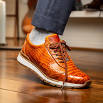 Alonzo // Caiman Fuscus Sneakers // Cognac (US: 8.5)